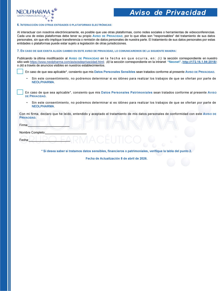 Descarga Aviso de Privacidad Candidatos