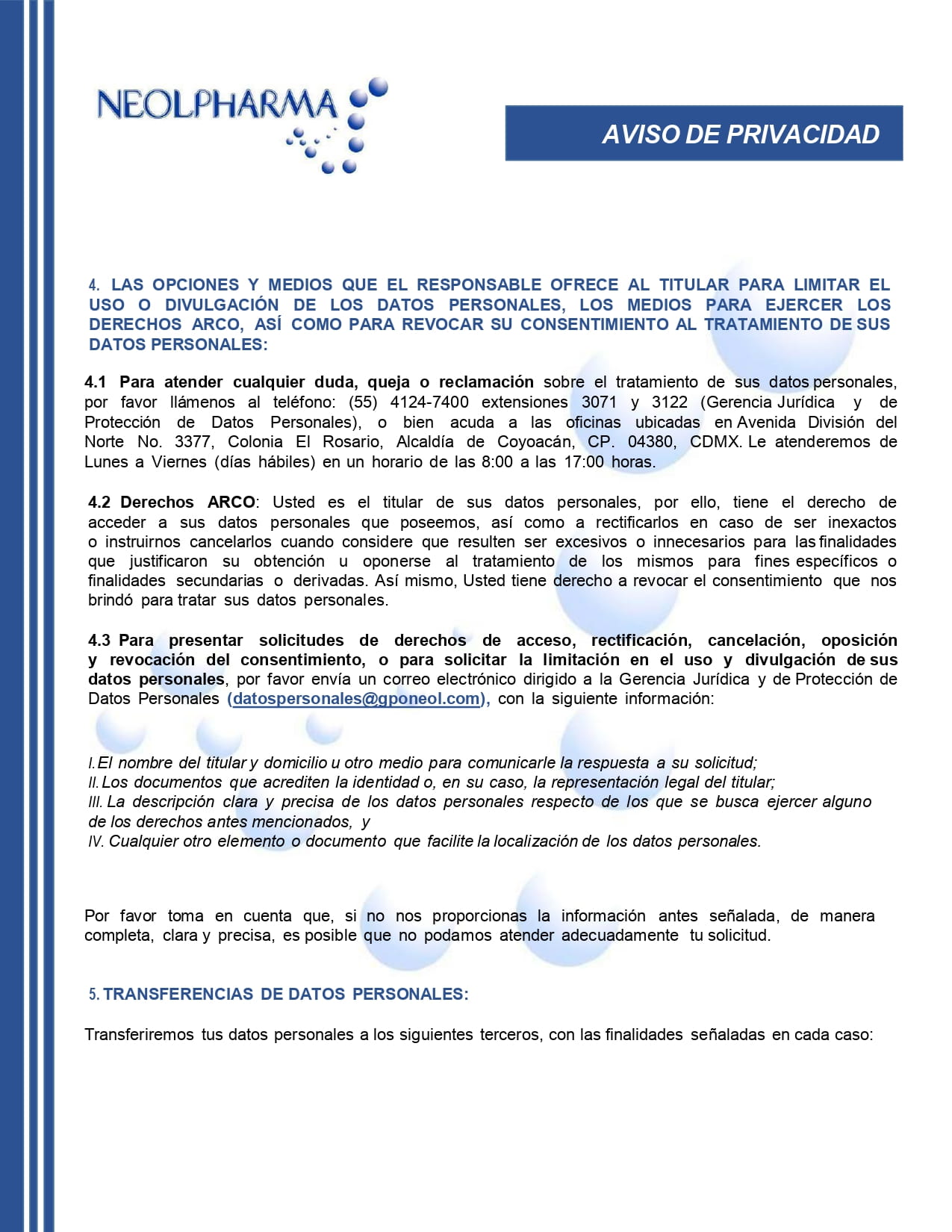 Descarga Aviso de Privacidad Empleados